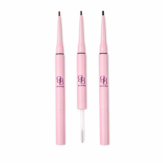 Brunette Beauty eyebrow pencils on pure white background