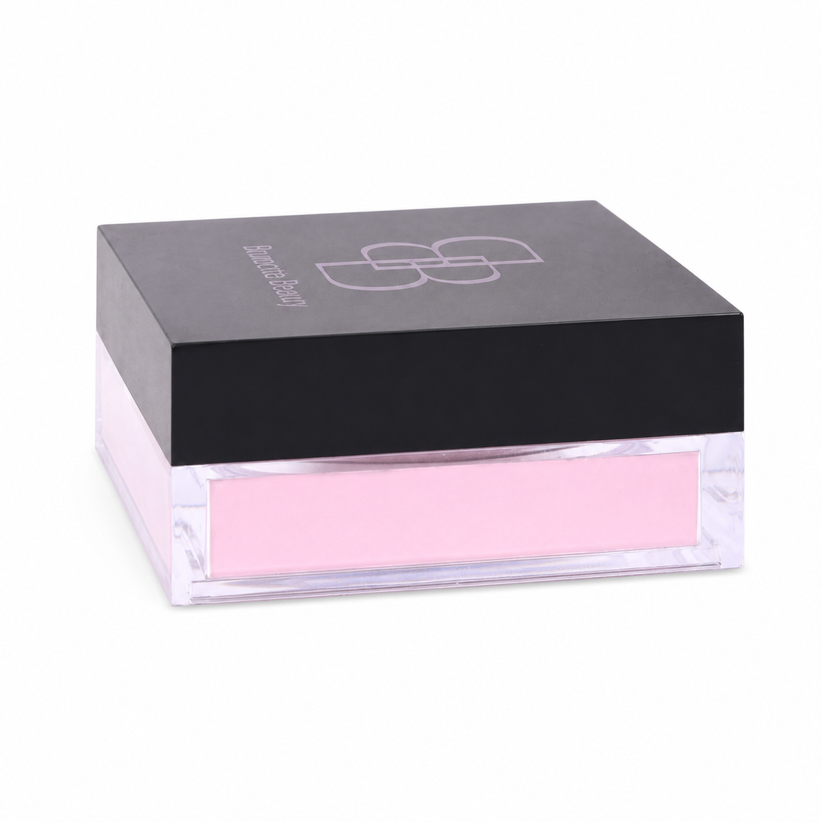 Poudre libre teinte Rose Brunette Beauty sur fond blanc